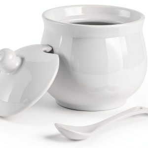 Swetwiny Porcelain Sugar Bowl Lead Free Classic-0
