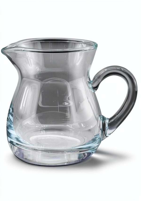 DGQ Glass Creamer 4oz Clear Classic Style Kitchen Dining-3
