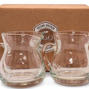 DGQ Glass Creamer 4oz Clear Classic Style Kitchen Dining-0