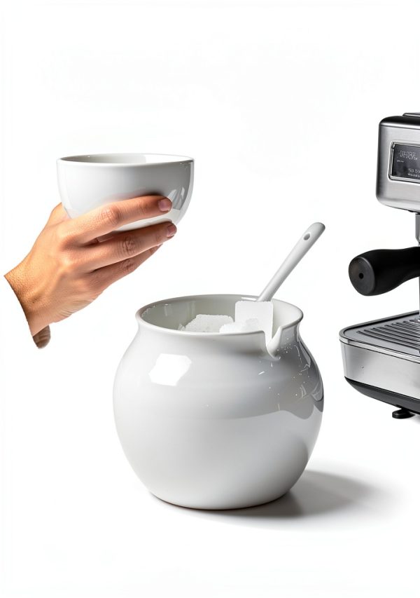 Ceramic Sugar Bowl AISBUGUR Modern 13oz Design-3