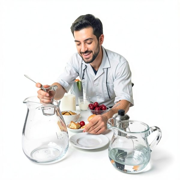 DGQ Glass Creamer 4oz Clear Classic Style Kitchen Dining-4
