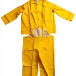 Rain Suit Red Valve PVC 3 Piece Classic Unisex-0