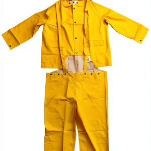 Rain Suit Red Valve PVC 3 Piece Classic Unisex-0